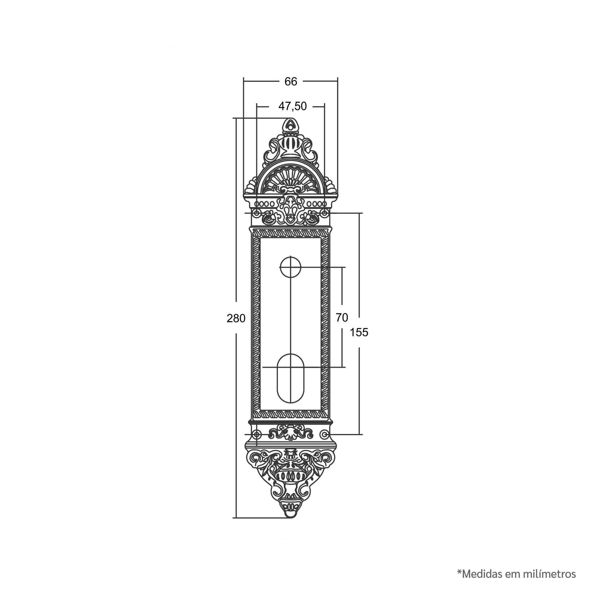 Fechadura 1501/06 Colonial E-Coat – Stam