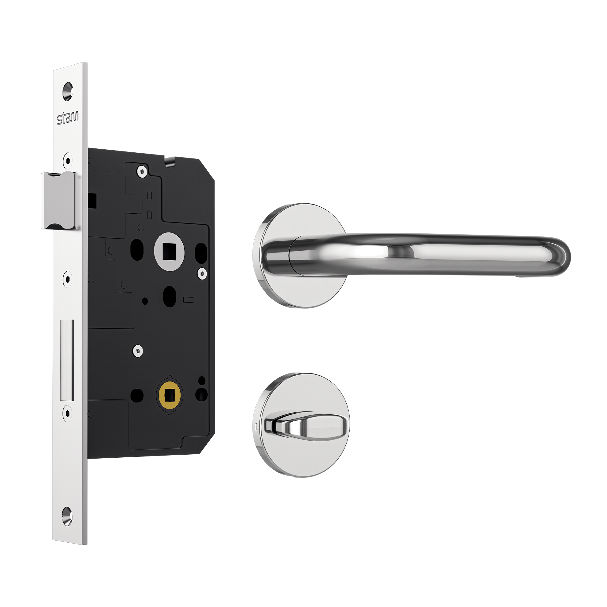 Fechadura - Fortinox 5300 - WC - Inox Polido - img03